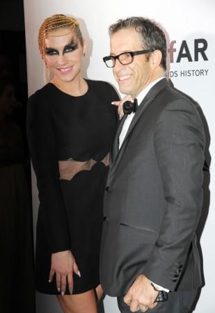 Kesha and Kenneth Cole at amFAR fund-raising event in Mumbai. Kesha, Kenneth Cole
