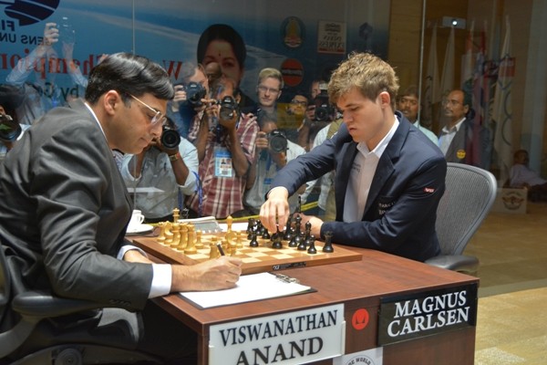 Anand carlsen world chess championship 2013.