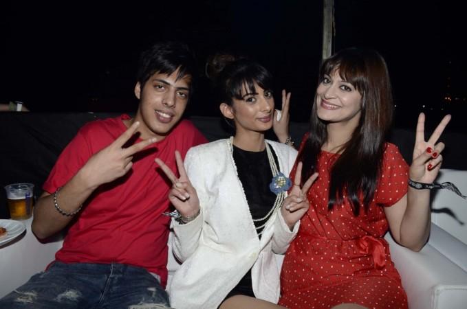 Harry Sofia with Candy Brar at party Harry Sofia, Candy Brar