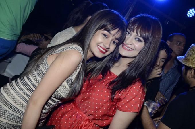 Tina Dutta with Cnady Brar at party Tina Dutta, Cnady Brar