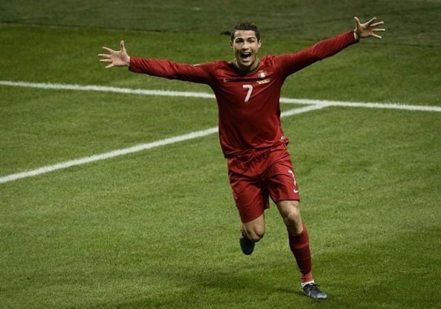 Portugal forward Cristiano Ronaldo celebrates a goal against Sweden. Reuters Cristiano Ronaldo Portugal