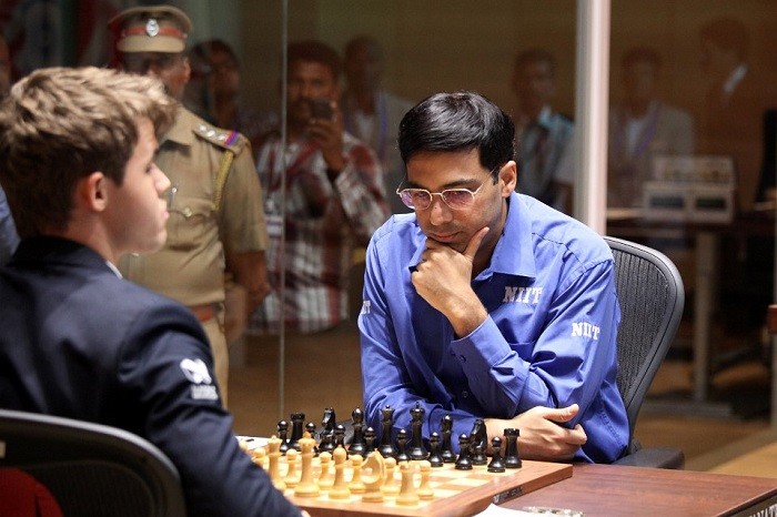 World Chess Championship 2013 Match Viswanathan Anand versus Magnus Carlsen:  Game 6 and Photos