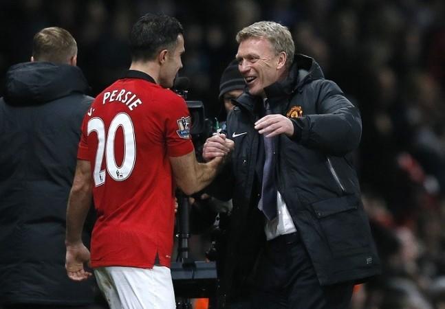 Van Persie Moyes Manchester United