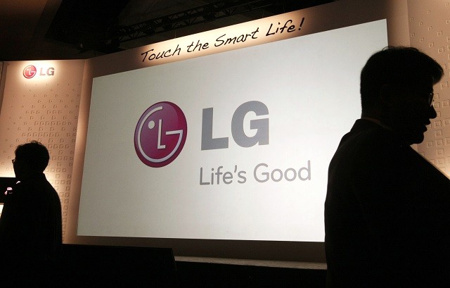 LG Electronics conference at the Consumer Electronics Show (CES) in Las Vegas, 2013