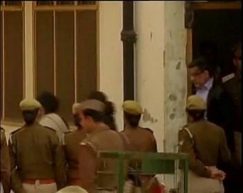 Rajesh Talwar escorted out of the court on Tuesday Rajesh Talwar escorted out of the court on Tuesday