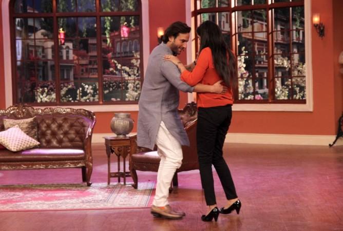 Saif Ali Khan dances with a fan at Comedy Nights with Kapil Saif Ali Khan