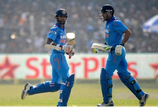 Shikhar Dhawan and Yuvraj Singh put together a century partnership. BCCI Yuvraj Dhawan India