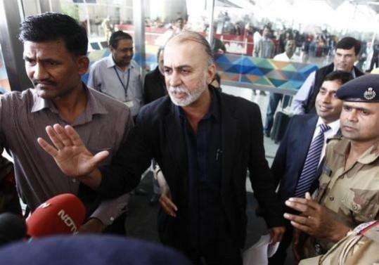 Tarun Tejpal Tarun Tejpal, the 50-year-old founder and editor-in-chief of India's leading investigative magazine Tehelka, speaks with the media upon his arrival at the airport on his way to Goa, in New Delhi More...