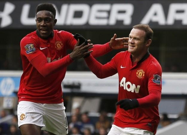 Wayne Rooney Danny Welbeck Manchester United