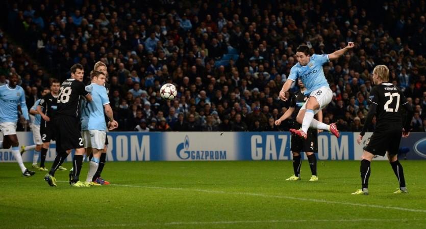 Nasri scored a brace against Swansea Nasri scored a brace against Swansea