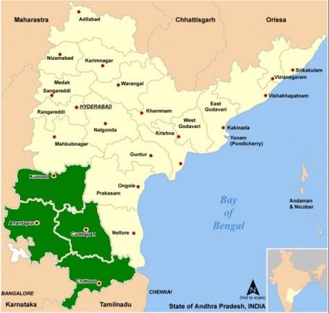 Four districts of Rayalaseema to be divided during the bifurcation of Andhra Pradesh Four districts of Rayalaseema to be divided during the bifurcation