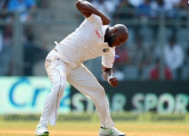 Tino Best did not trouble the New Zealand batsmen too much on the first day. BCCI Tino Best West Indies