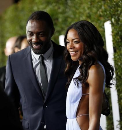 Idris Elba and Naomie Harris pose at the premiere of Idris Elba, Naomie Harris