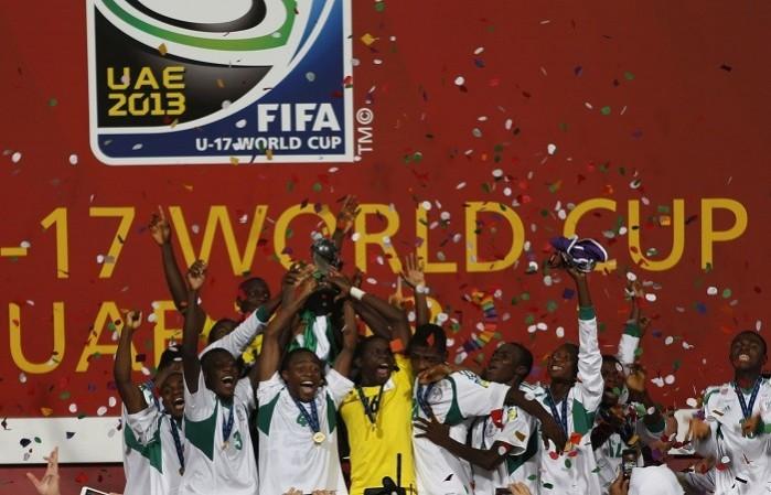 Nigeria celebrate after winning the 2013 U-17 FIFA World Cup, November 8. Reuters Nigeria U-17 World Cup