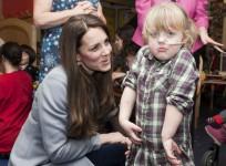 Kate Middleton meets children at Shooting Star House children's hospice in Hampton, Middlesex