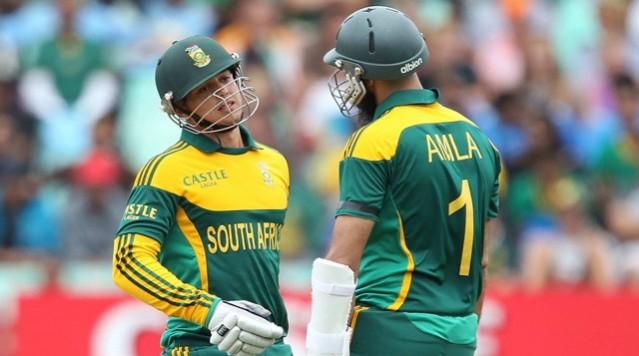 South African openers de Kock and Amla South African openers de Kock and Amla