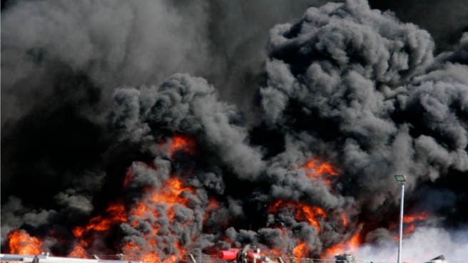 Massive Fire in Mumbai