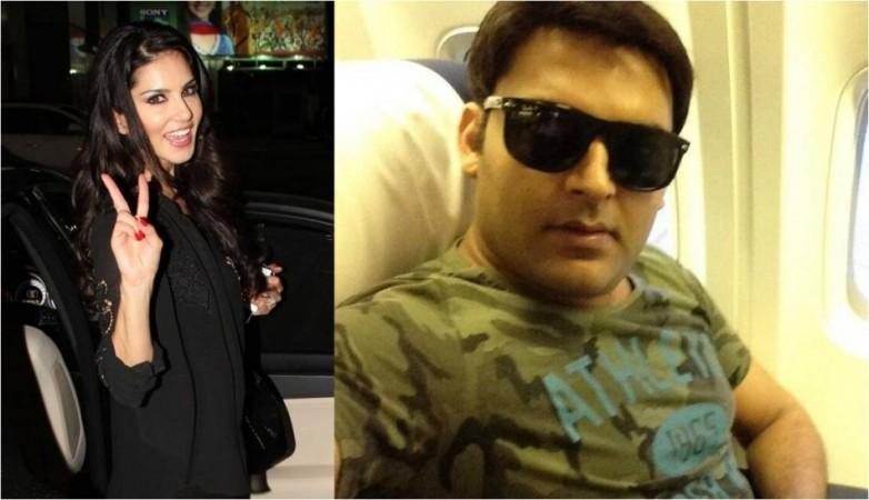 Sunny Leone and Kapil Sharma Kapil Sharma and Sunny Leone