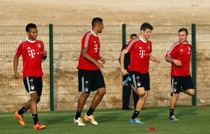Bayern Munich start as overwhelming favourites against Guangzhou Evergrande. Reuters Bayern Munich Muller Gotze Boateng
