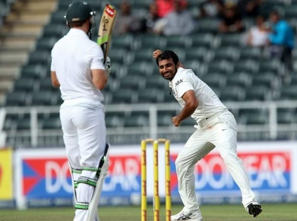 Mohammed Shami picked up two big wickets of JP Duminy and AB De Villiers. BCCI Mohammed Shami India De Villiers South Africa