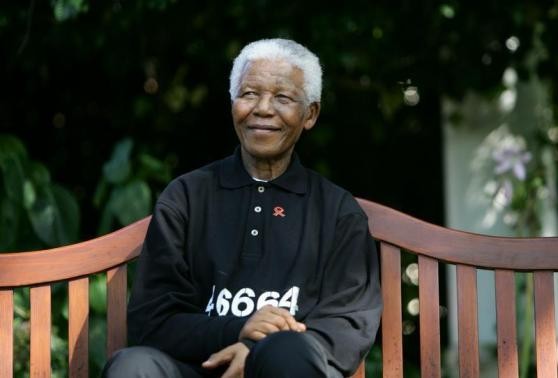 Nelson Mandela whose face is often confused with that of actor Morgan Freeman