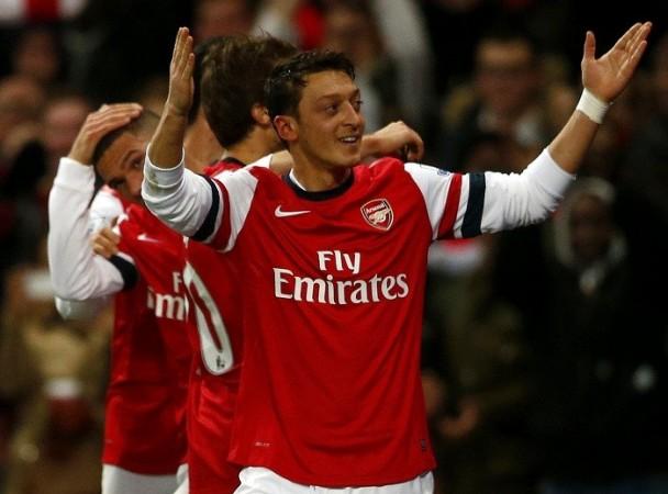 Mesut Ozil will want to impress against his former manager Jose Mourinho. Reuters Mesut Ozil Arsenal