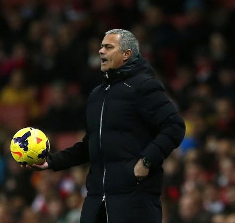 Chelsea manager Jose Mourinho was quite happy to come away from Arsenal with a point. Reuters Jose Mourinho Chelsea