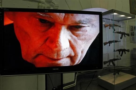Designer of the World famous assault rifle, Mikhail Kalashnikov,died in Izhevsk, Udmurtia, on Monday at the age of 94.