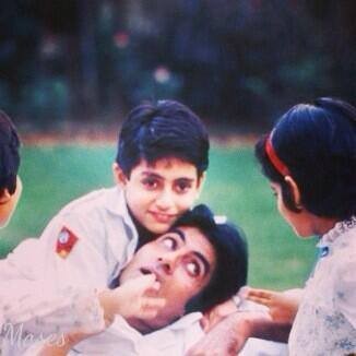 Amitabh Bachchan and Abhishek Bachchan