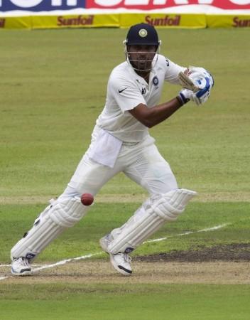 India opener Murali Vijay admires his shot through the offside during the first day of the second Test against South Africa, December 26. Reuters Murali Vijay India