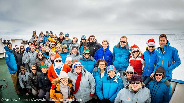 Passengers Stuck onboard Russian Ship in Antartica Celebrated Christmas