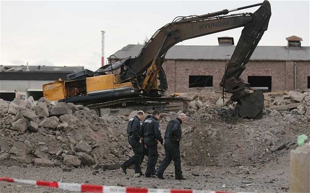 Television footage from the scene showed the wreckage of the surrounding area