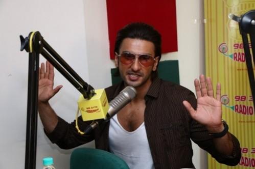Ranveer Singh at Radio Mirchi Mumbai Ranveer Singh at Radio Mirchi Mumbai