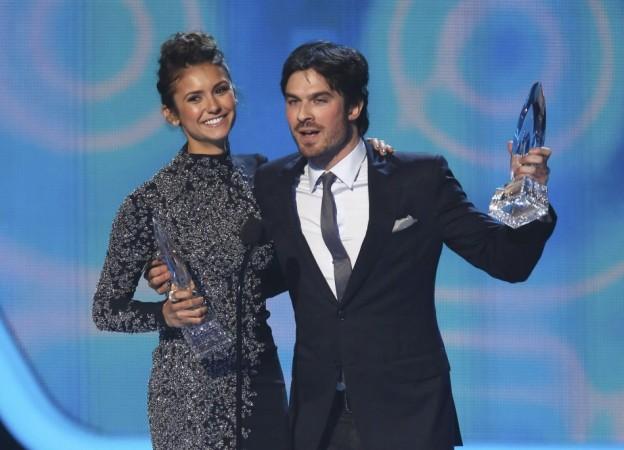 'The Vampire Diaries' Star Ian Somerhalder Posts Selfie with 2014 People's Choice Award, Says He Loves Nina Dobrev on Her Birthday [PHOTOS]