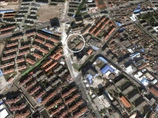 Satellite photo showing location of scores of alleged Chinese hacking incidents versus the United States/ Google Satellite photo showing location of scores of alleged Chinese hacking incidents versus the United States/Google