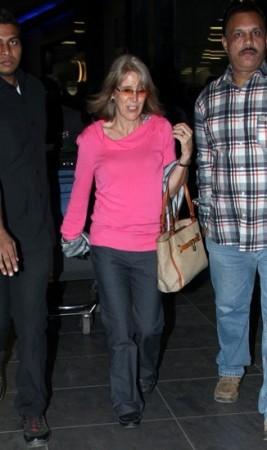 Katrina Kaif mother Suzanne arrives in Mumbai Katrina Kaif mother Suzanne arrives in Mumbai
