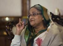Bangladesh Prime Minister Sheikh Hasina on 6 January 2014