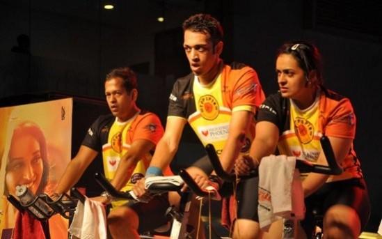 The contestant at Spinnathon 2014 The contestant at Spinnathon 2014