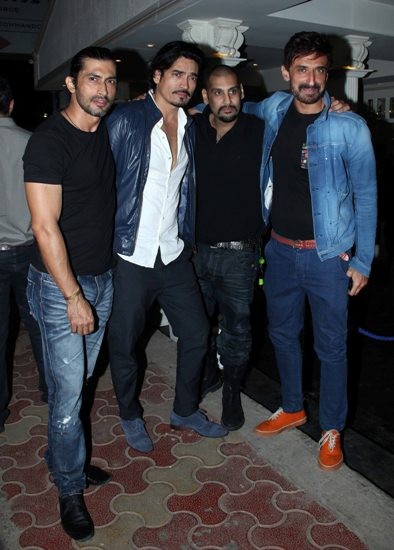 Celebrities at a bar launch Celebrities at a bar launch