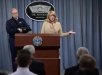 secretary-of-the-air-force-deborah-lee-james-and-air-force-chief-of-staff-gen-mark-a-welsh-iii-speak-about-an-investigation-involving-missile-launch-officers-during-a-press-briefing-jan-15-2014-in-the-pentagon-washington-d-c