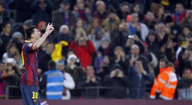 Barcelona's Lionel Messi