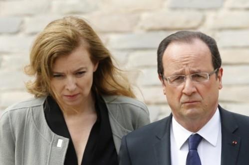 First lady Valérie Trierweiler with the President (Reuters) First lady Valérie Trierweiler with the President (Reuters)