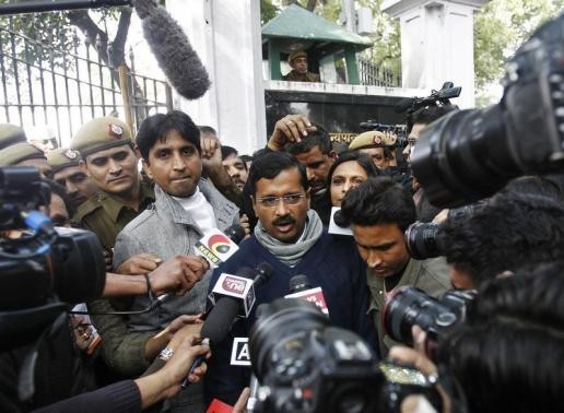 Arvind Kejriwal (C)
