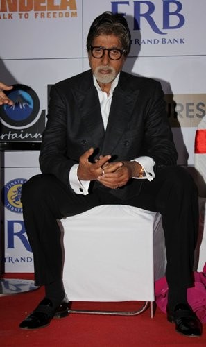 Screening of Mandela: Long Walk to Freedom at a suburban theatre. Screening of Mandela: Long Walk to Freedom at a suburban theatre.