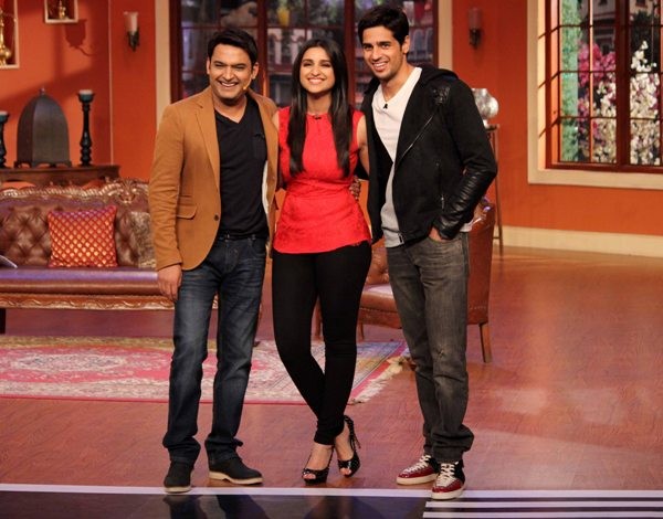 Sidharth Malhotra and Parineeti Chopra on Comedy Nights with Kapil