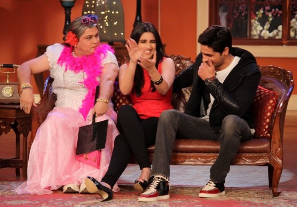 Sidharth Malhotra and Parineeti Chopra on Comedy Nights with Kapil