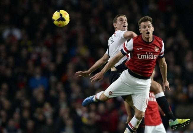 Arsenal and Liverpool will clash in the fifth round of the FA Cup. Reuters Aaron Ramsey Arsenal Jordan Henderson Liverpool
