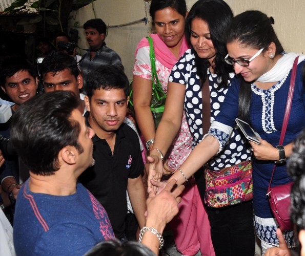 special screening of JAI HO for NGO kids at ketnav special screening of JAI HO for NGO kids at ketnav