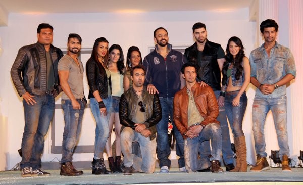 Contestants of Fear Factor: 'Khatron Ke Khiladi 5' attend a press conference in Mumbai