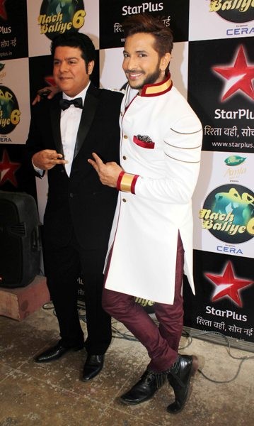 Sajid Khan and Terence Lewis on Nach Baliye Grand Finale Sajid Khan and Terence Lewis on Nach Baliye Grand Finale